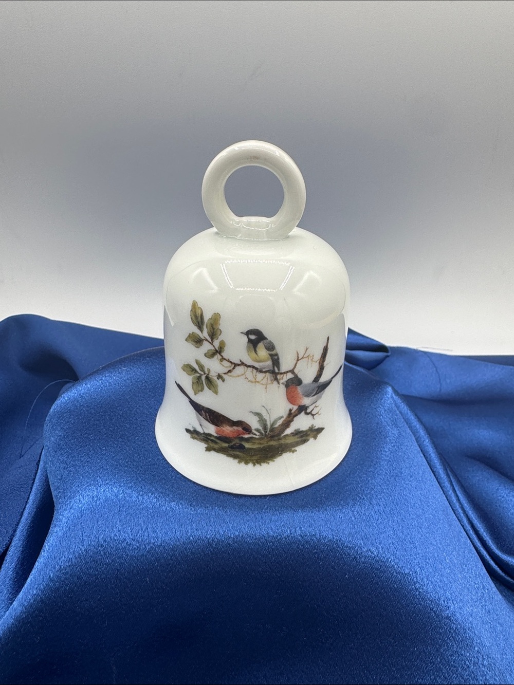 a vintage Limoges bird bell from France